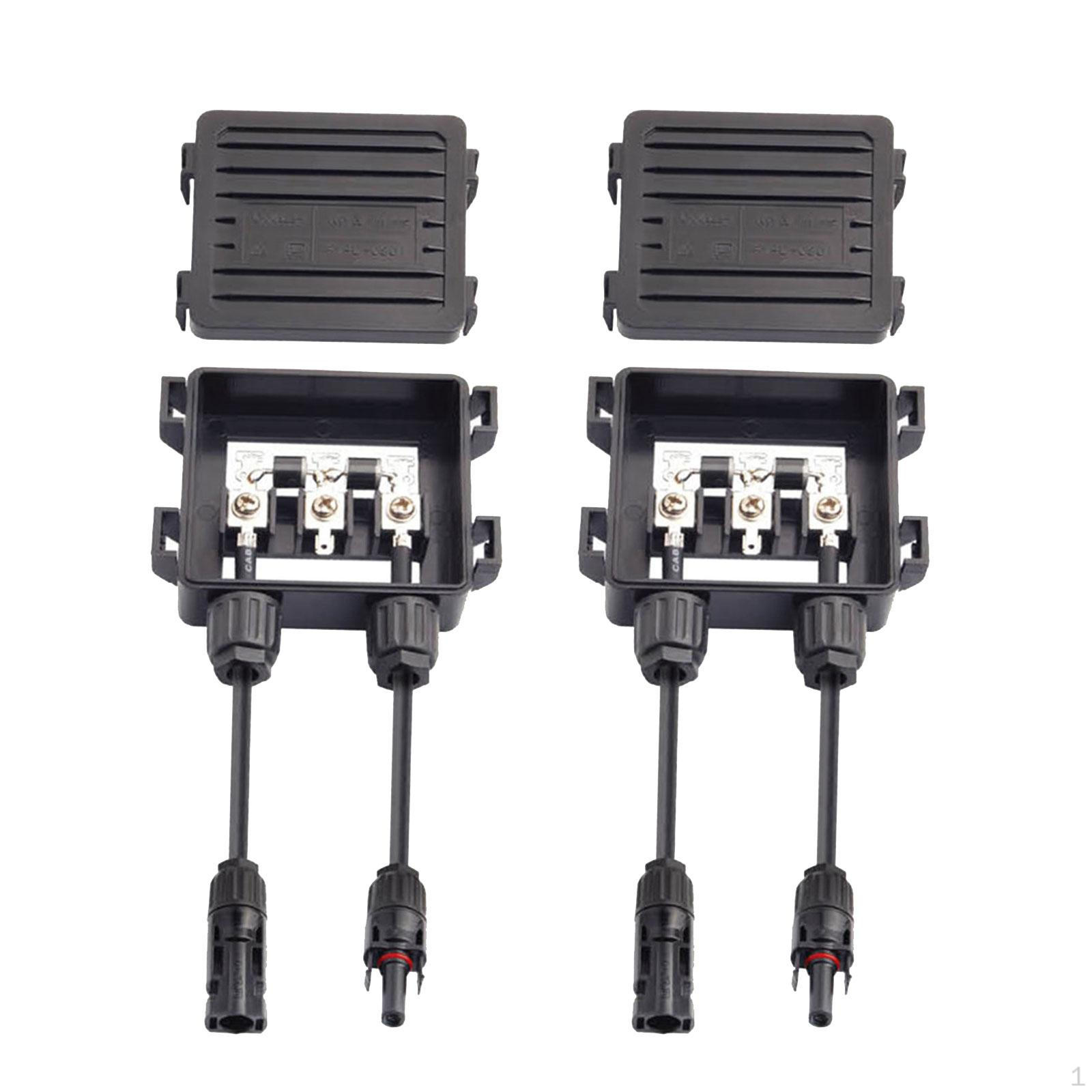 

2x 6A Solar Junction Box PV Plug