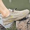 Men's Walking Sneakers Outdoor Anti Slip Wear-resistant Mesh Shoes Summer Lightweight Elastic Band Wading Shoes Size 38-46