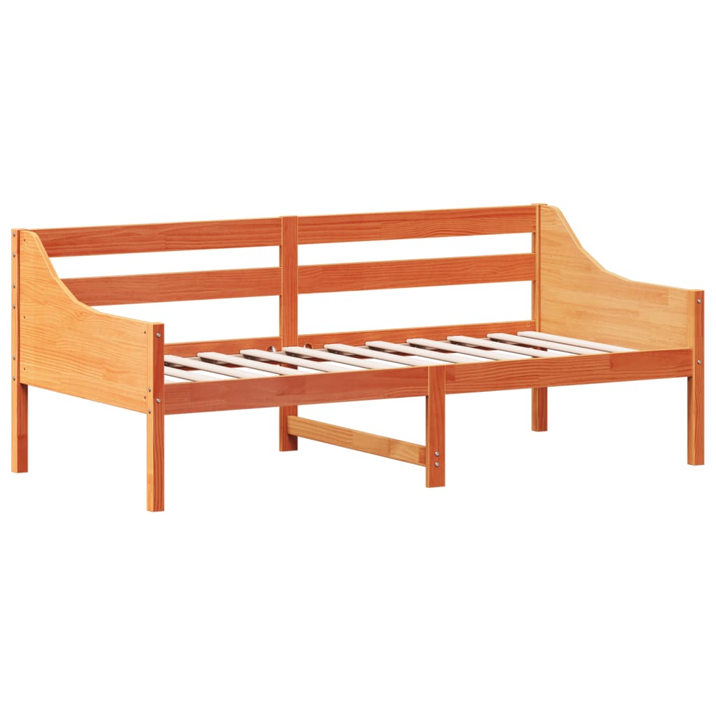 Daybed without Mattress Wax Brown 90 x 190 cm Solid Pine Wood