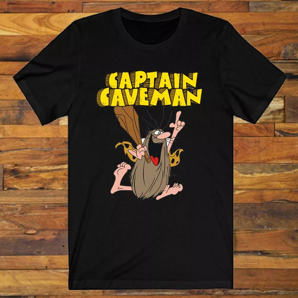 

Captain Caveman Main black T Shirt All Size S-5XL HE360 Unisex T-Shirt L