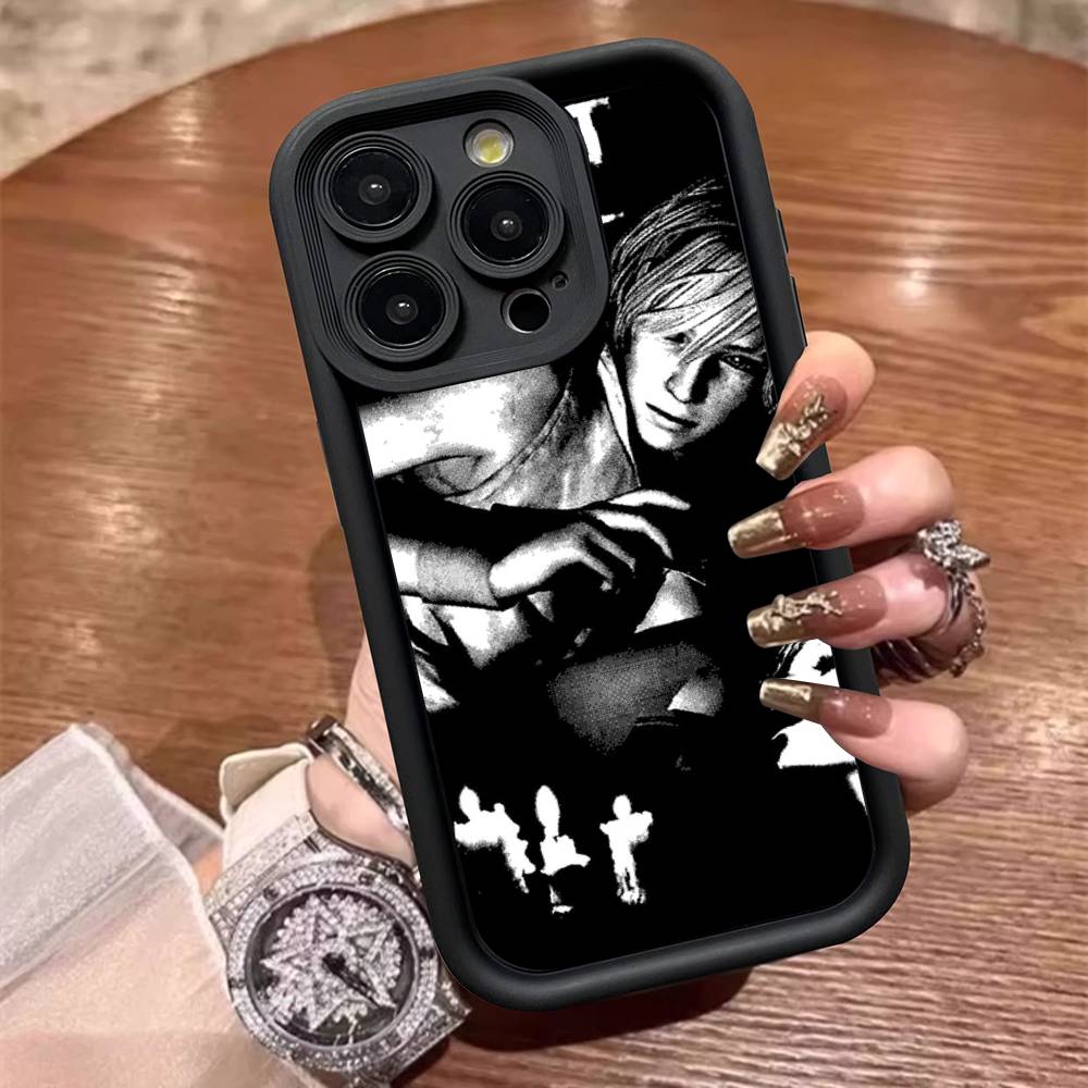 Silent H-Hill Horror Game Phone Case For IPhone 17 16 15 13 11 12 14 Pro Max Plus Silicone Cover Shell