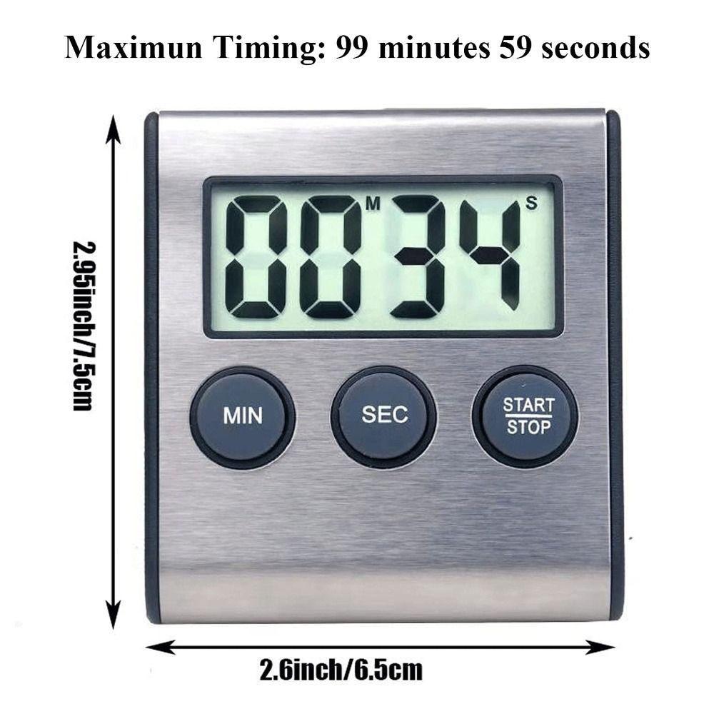 Magnetischer Positiver Countdown-Timer Lauter Alarm Koch-Timer Tragbarer Digitaler Küchen-Timer Zuhause