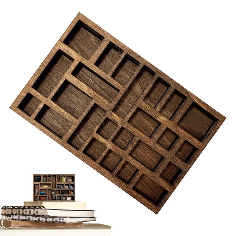 Miniature Trinket Shelf Miniature Crystal Shelf Dollhouse Miniature Decor Printers Tray Miniature Durable Easy Install
