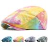 HT4698 Women Berets Men New Spring Summer Sun Hat Printed Artist Painter Beret Hat Male Female Ivy Flat Cap Adjustable Beret Cap