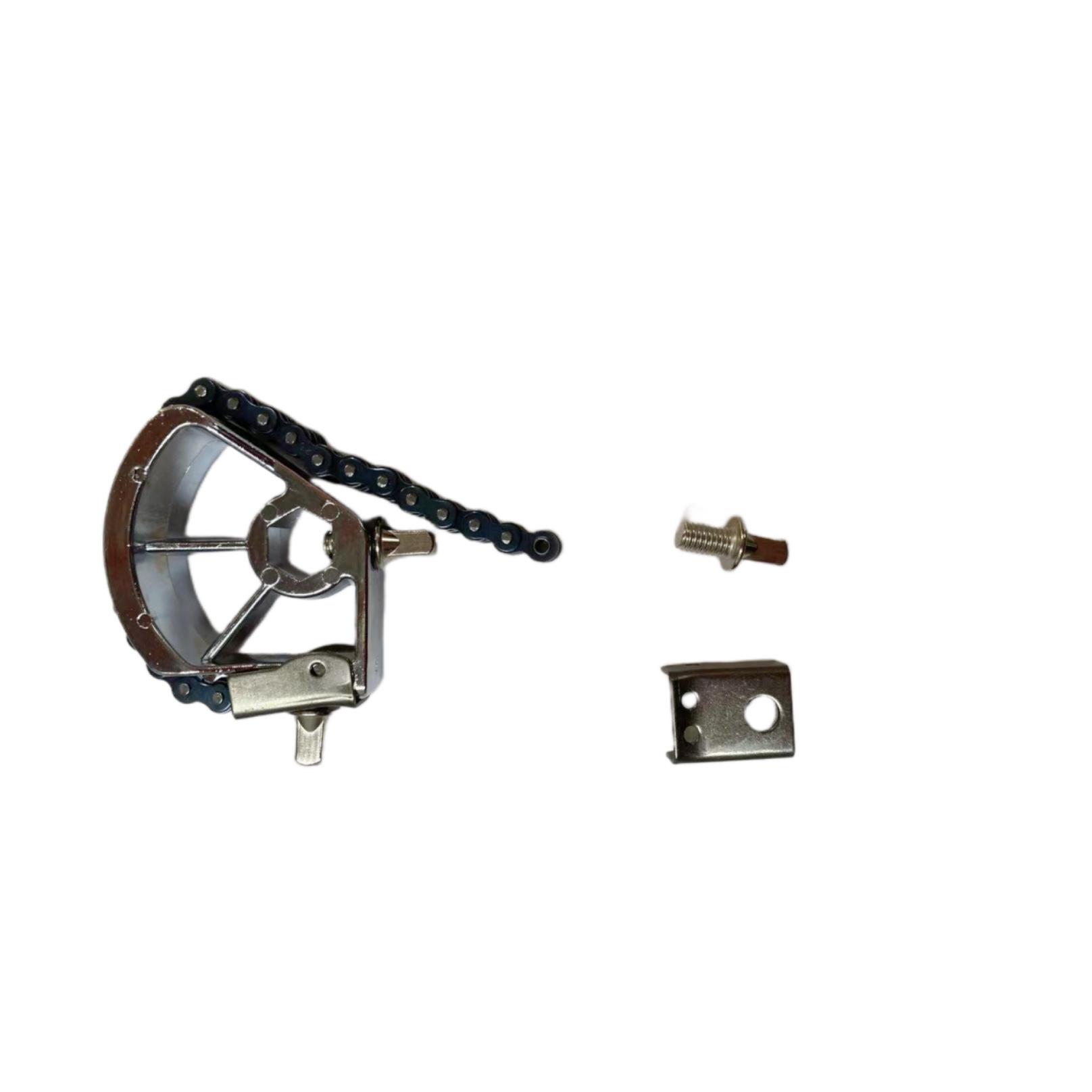 

Jazz Drum Kit with Electronic Set and Single Pedal, Double Chain Link Accessories