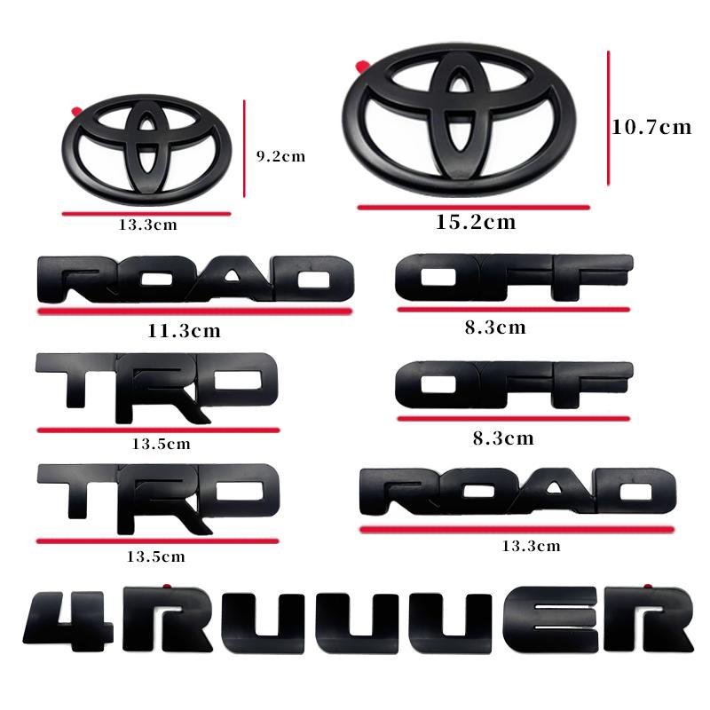 ABS Protection Stickers for Toyota 4Runner TRD 2010*2024, Modified Accessories for Front Grille and Vehicle Spoiler