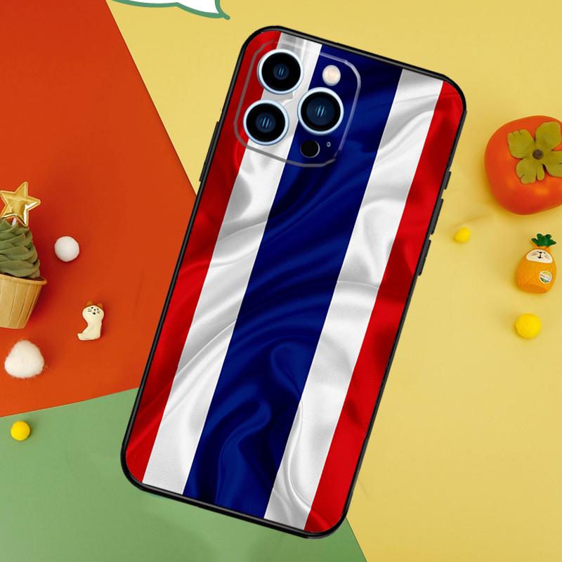 Thailand Flag & Map Phone Case Series Phone Case for iPhone 17 16 15 14 13 12 11 Series Pro Max Plus Double Layer Protection
