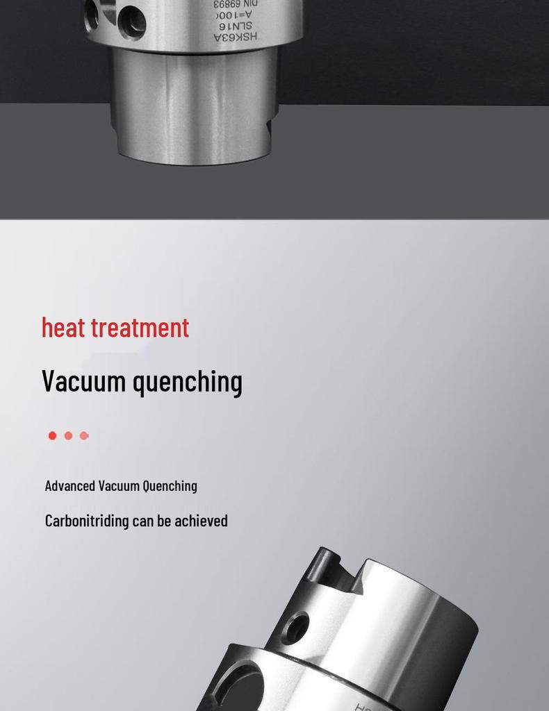 Precision CNC Tool Holder HSK63A-SLN2016SLA2532U for Machining Center Dynamic Balance