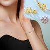 New Sparking Gold Copper Charm Beads Fit Original Copper Bracelet Diy Jewelry Gift Firefly Leopard Clip Dangle