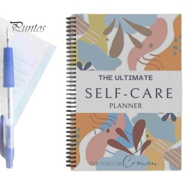 Self-Care Journal Notebook A5 Daily Reflection Planner Mental Health Personal Development Mood Log Meditation Health Trackers