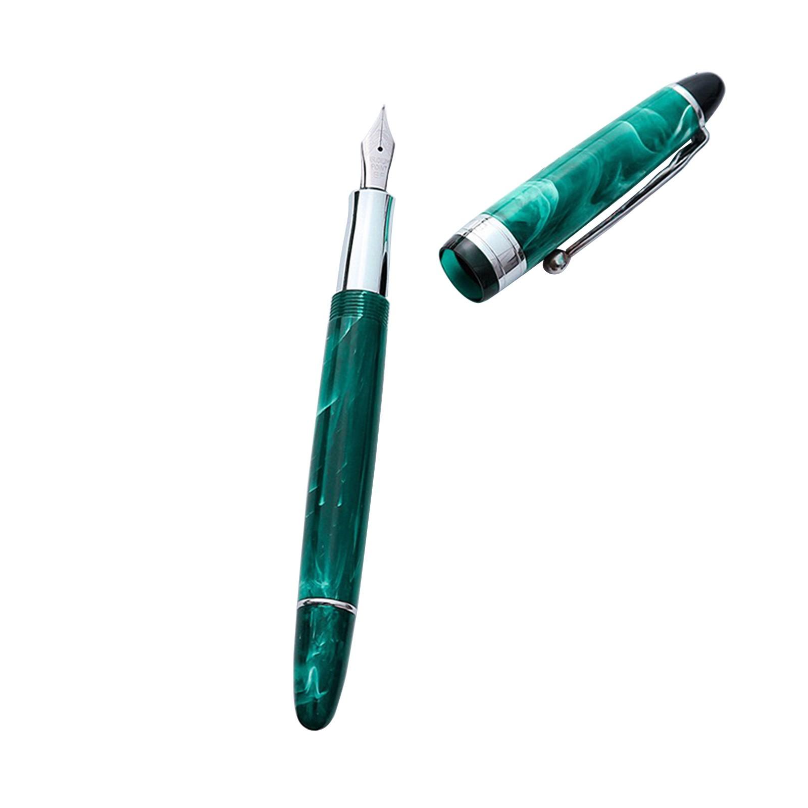 

Акриловая ручка с забавным узором, перо, пишущий инструмент с плавным письмом One Size зелёный