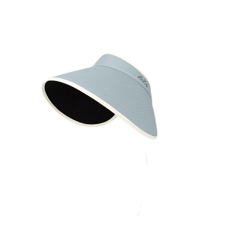 Face-showing Small Hat Empty Top Top Veil Vinyl Sun Hat Adult Sports Sun Hat Foldable Beach
