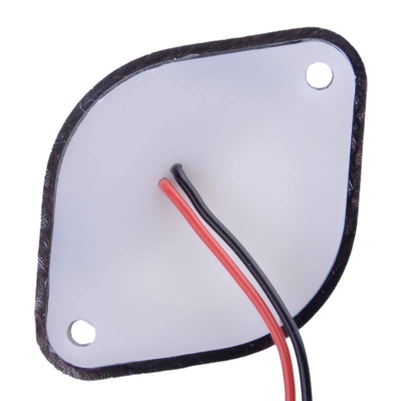 2Pcs Waterproof Deck Courtesy LED Light Stern Transom Lamp for Boat Marine Trailer Truck Van RV Caravan