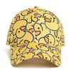 Cartoon Duck Print Baseball Hat Soft Top Hats Tongue Cap Outdoor Travel Beach Unisex Fashion Sun Caps