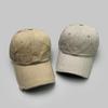 Retro Personal Simple Solid Baseball Hats New Men Women Sunshade Broken Style Versatile Distress Fashion Street Ins Peaked Caps