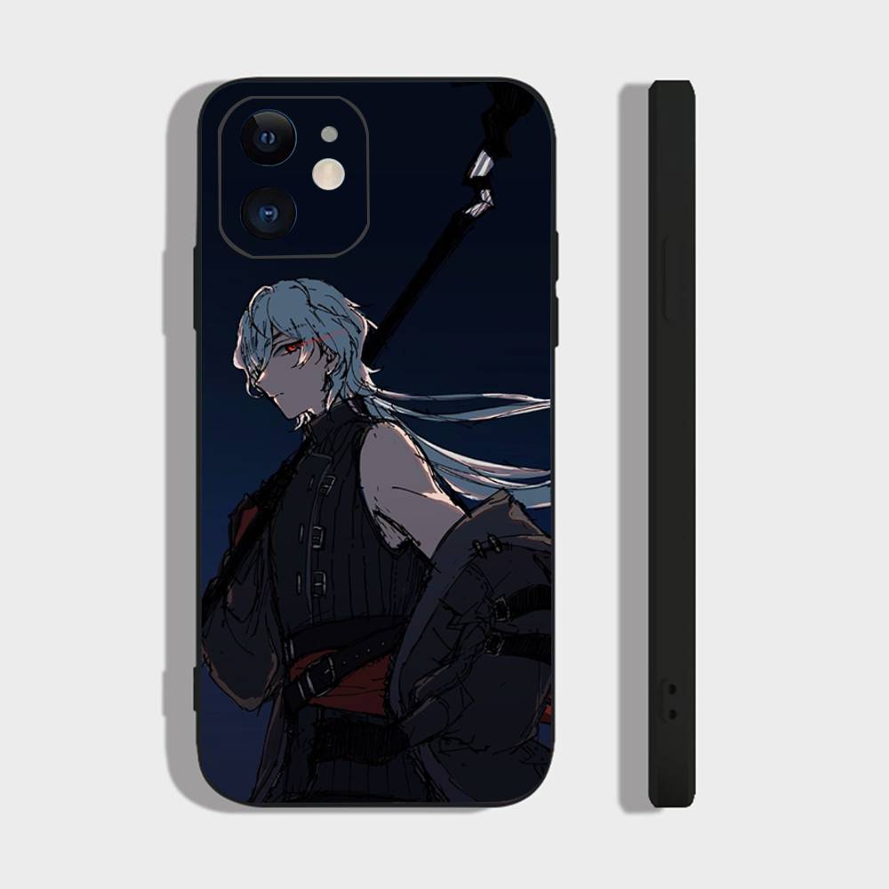 A Date With D-Death Adventure Game Phone Case For IPhone 17 Air 16 15 14 13 Pro Max 11 12 Black Silicone Cover