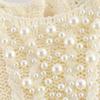 Kaslead New Women clothes Western Style Artificial Pearl Inlaid round Neck Loose Knit Top 2142194