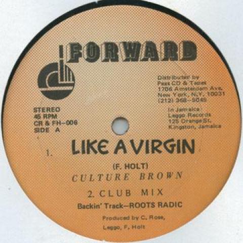 

12inch Record CULTURE BROWN - Like A Virgin CR&FH006 Forward 1992 US Reggae, Ska & Dub