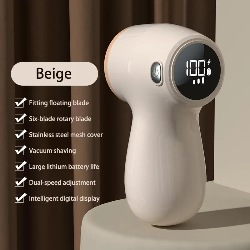 Clothing Shaver Trimmer Electric Hair Remover LED Display Portable USB Charging Brush Household  Rechargeable Hair Ball Trimmer