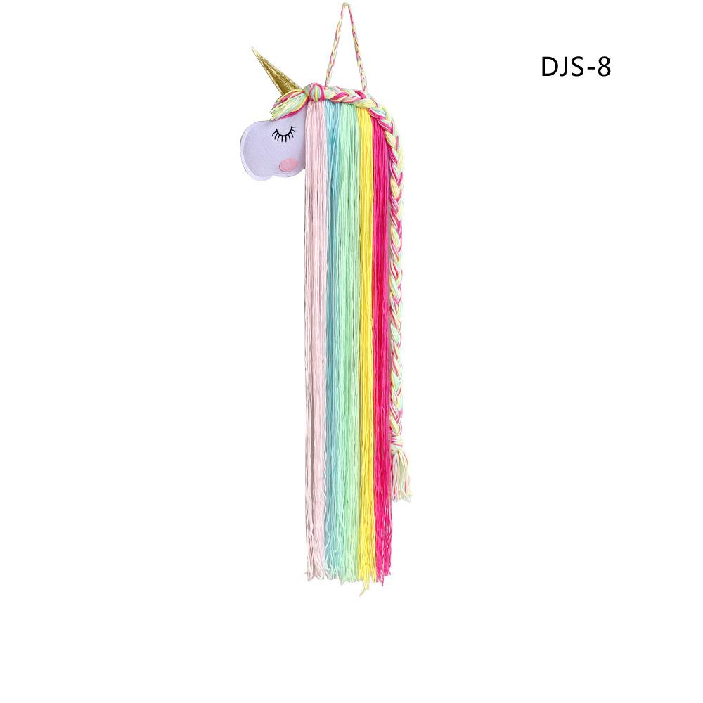 Unicorn Hair Accessories Hanging Decoration Organizer Hairpin Hair Clip Holder Storage Decor Hanger Strip Girl Home