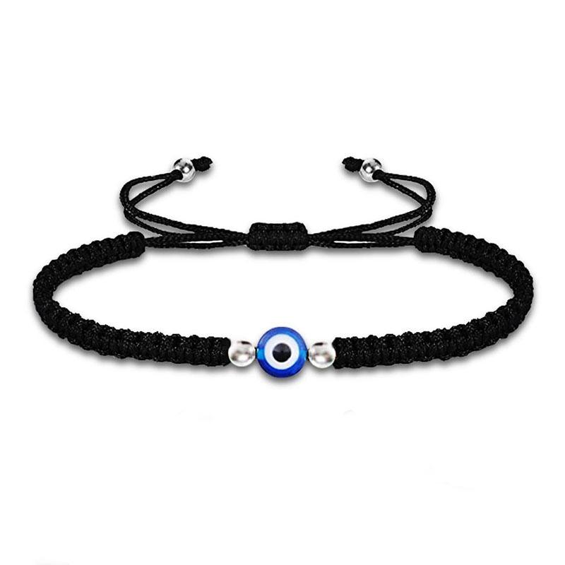 Adjustable Evil Eye Lady Pure Handmade Woven Bracelet - Personalized Couple's String