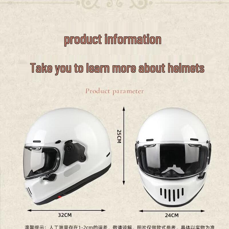 Lishi Ultra-Light Four Seasons Fiberglass Motorcycle Helmet