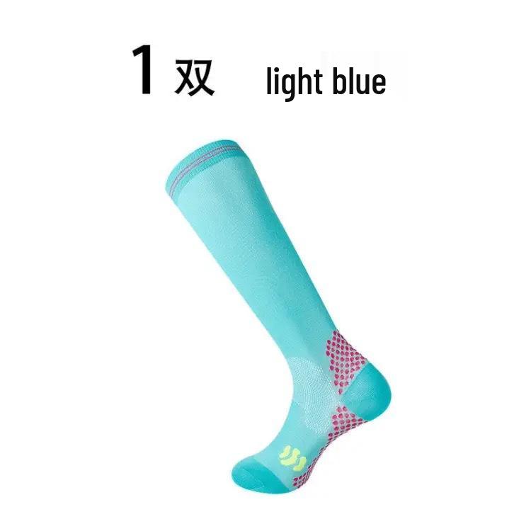 Damen Professionelle Überknie Sport-Socken für Fitness, Laufen und Seilspringen