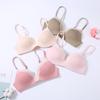 French Thin Lace Underwear Small Chest Push-up Sexy Bra Without Steel Ring Adjustable Girl Bra