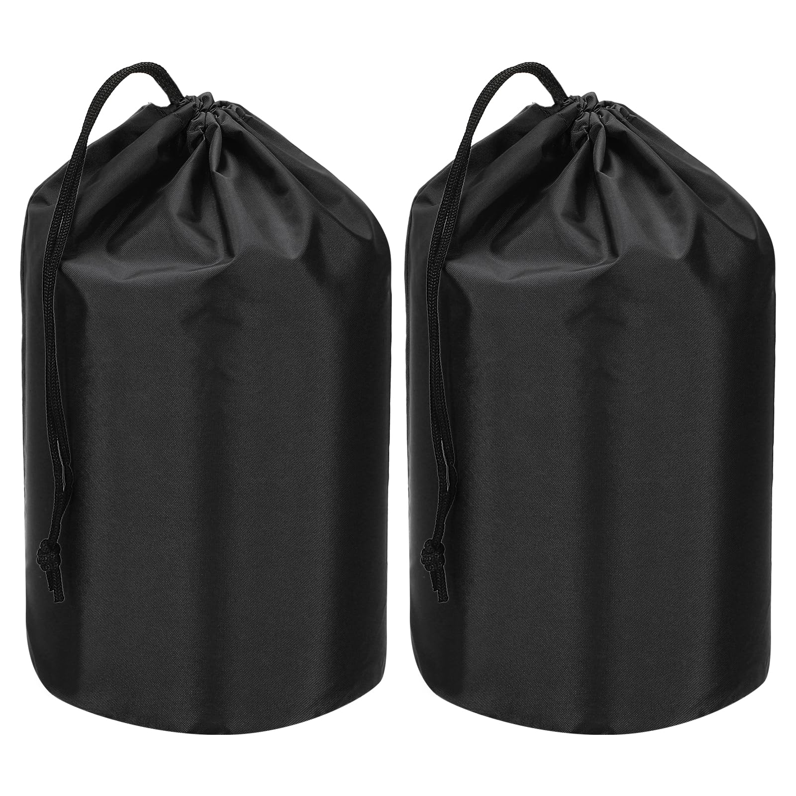 

PATIKIL Set of 2 Stuff 31 x Storage Bags for Hot Black Bags, 60cm, Waterproof, Lightweight, Drawstring, Hiking, Fishing, Beach, Swimming, Springs, чёрный