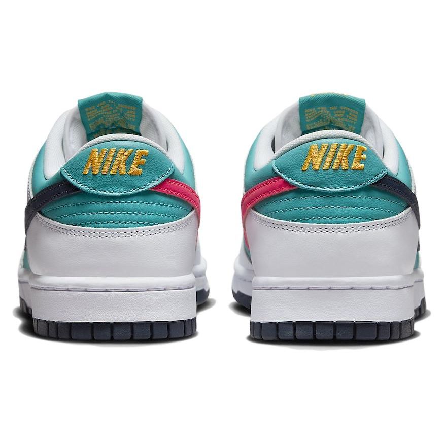 Nike Dunk Low Dusty Cactus Thunder Blue Men Sneakers Teal White Racer-Pink HF4850-345