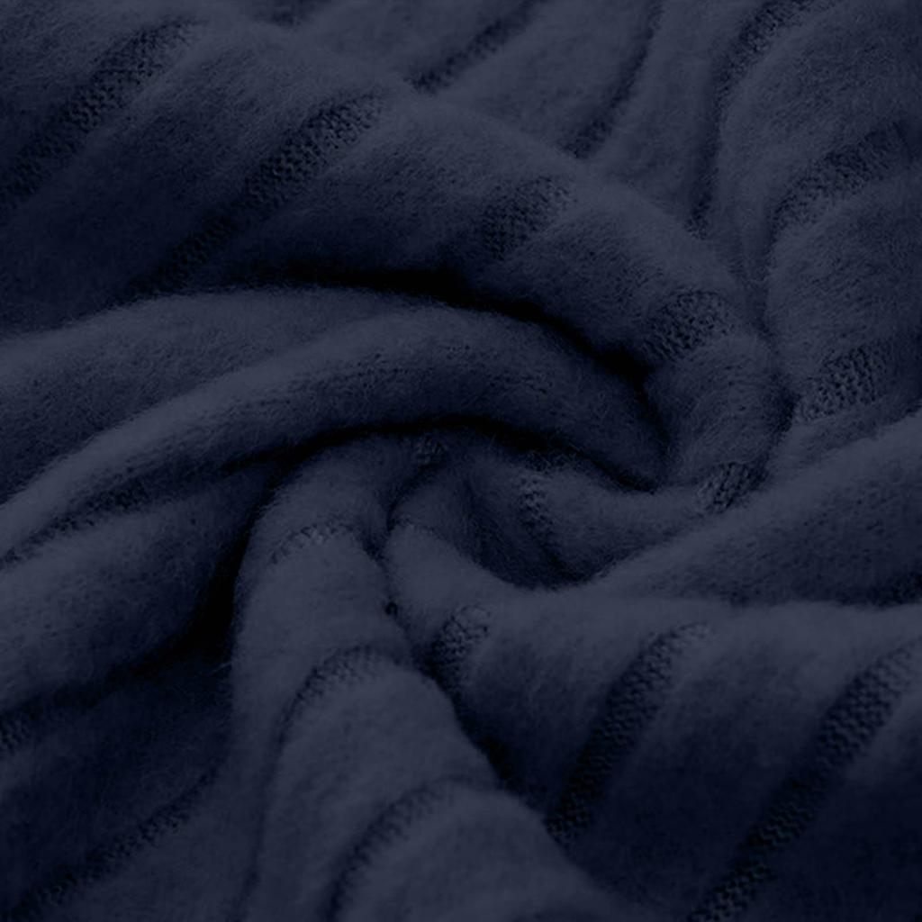 Women's Crochet Hollow Long Sleeve Ribbed T-Shirts Dressy V Neck Loose Tunic Tops Fall  Going Out Casual