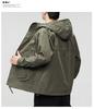 Men's 2025 Military Green Waterproof Windbreaker Jacket - Spring/Autumn Style