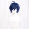 Synthetic Short Straight Cosplay Wig White Green Purple Brown Black Blue Gray Orange Red Fluffy Heat Resistant Hair Anime Wigs