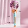 Magic Light-Up Fairy Wand Toy with Music and Flashing Lights for Girls