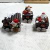 New Santa Claus Gift Decoration Resin Statue Ornament for Christmas Tree