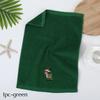 Santa Reindeer Ornament Design Vintage Christmas Towels Uses For Kitchen Bathroom Holiday Decoration