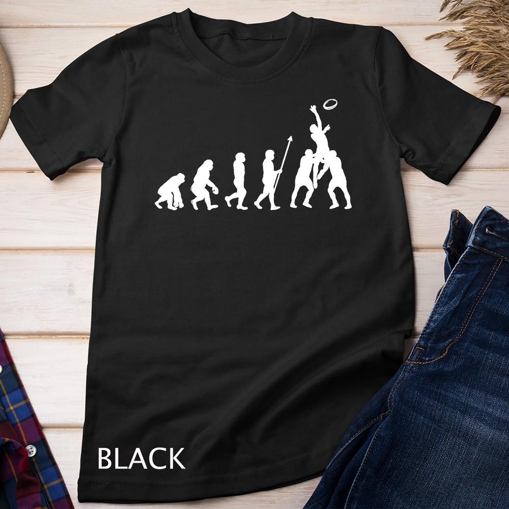 Evolution Of Rugby Unisex T-shirt