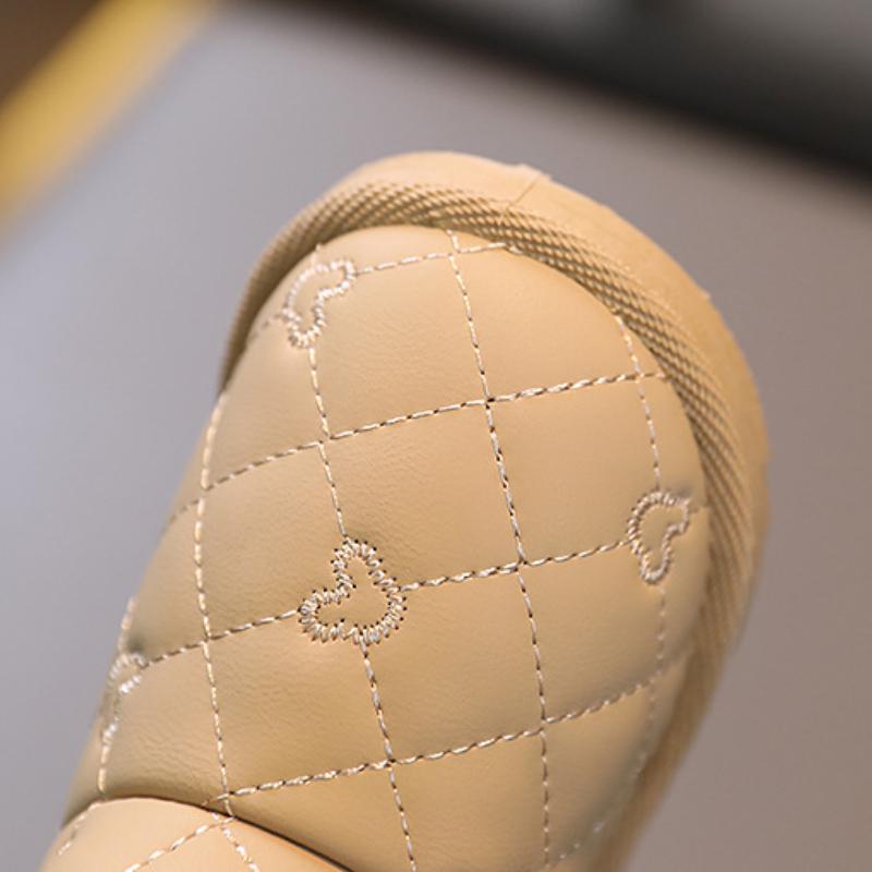 Babysnøsko Vinterfløyel bomullssko Barnesko Str. 17-28