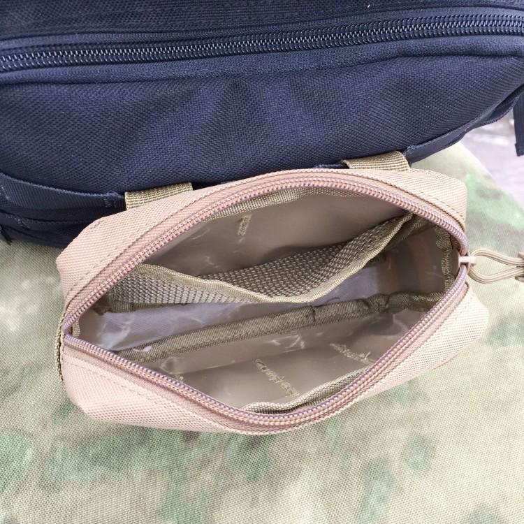 600D Camouflage MOLLE Tactical EDC Waist Pouch for Phone, Coins, and Keys.