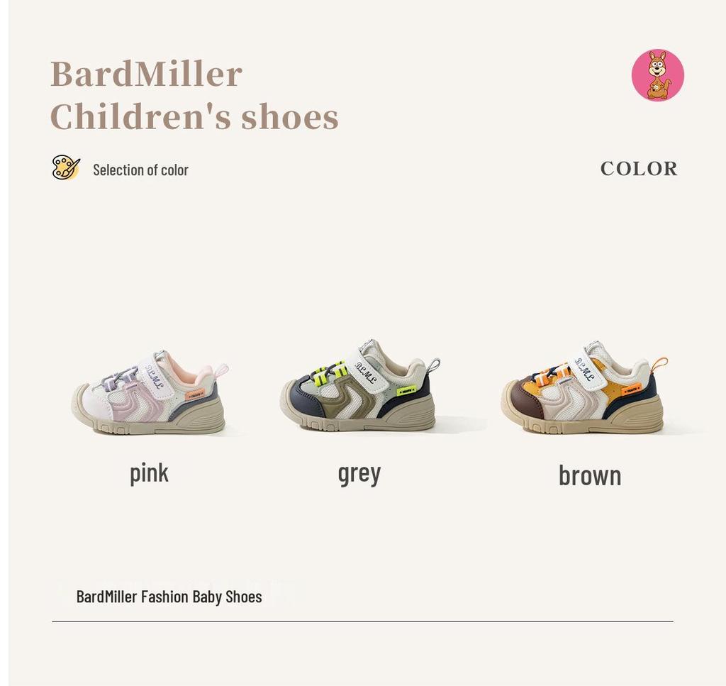 Spring 2026 Soft Sole Non-Slip Shoes for Boys and Baby Girls - Breathable, Casual, and Comfortable for Walking