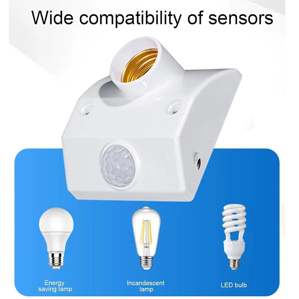 AC110-240V LED Automatický Infračervený IR Senzor Pohybu Lidského Těla Držák Lampy LED Žárovka Světlo Patice E27 Držák Nástěnné Lampy