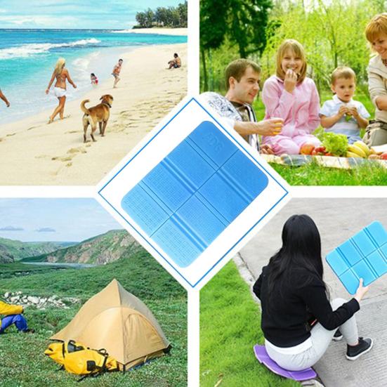 1/2Pcs Foam Seat Mat with Storage Bag Folding Seat Cushion Waterproof Lightweight Outdoor Hiking Camping Sitting Pad Stadium Mat