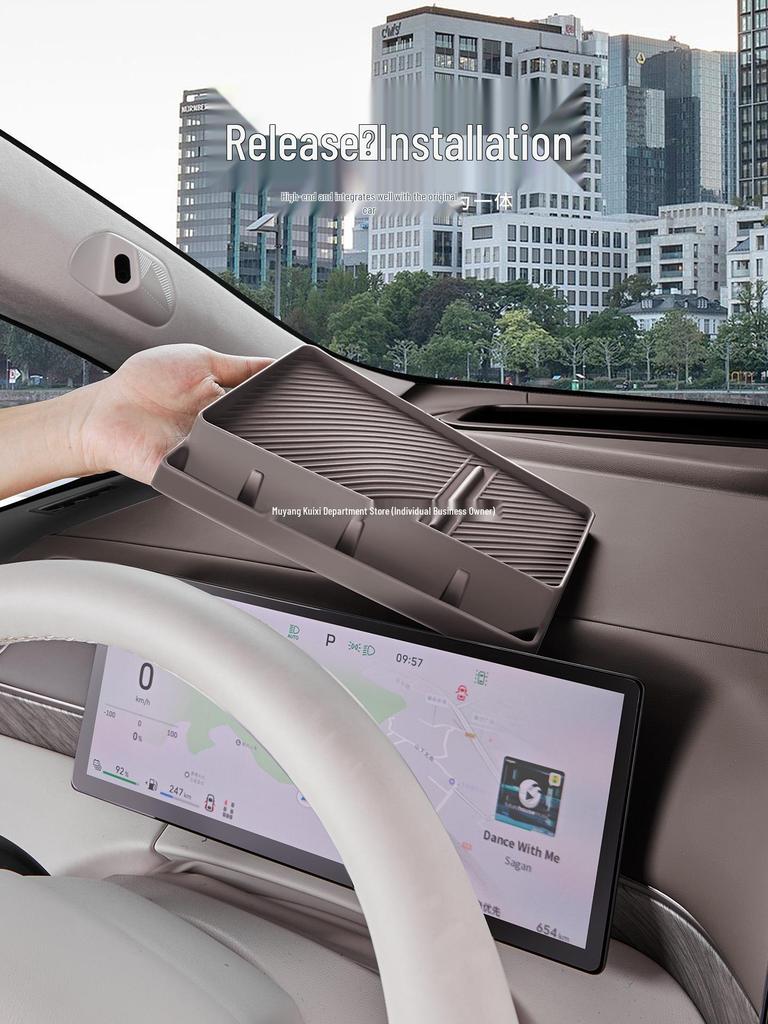 Wey Gaoshan 7/8/9 Instrument Screen Silicone Storage Box for Car Interior