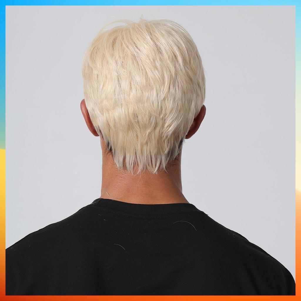 5 Farben Europäische Mode Perücke Hochwertige Kurze Perücke Für Männer