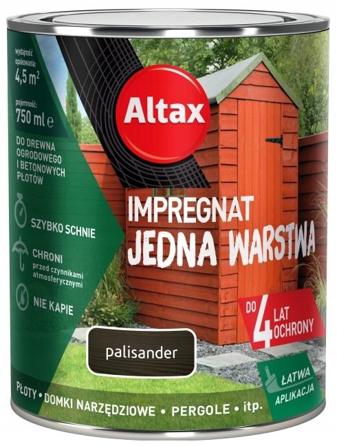 One-layer impregnation for wood and concrete, rosewood, 0.75l