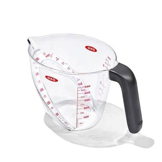 OXO Angled Measuring Cup Medium 500ml Microwave Dishwasher Safe Heat Resistant Tritan