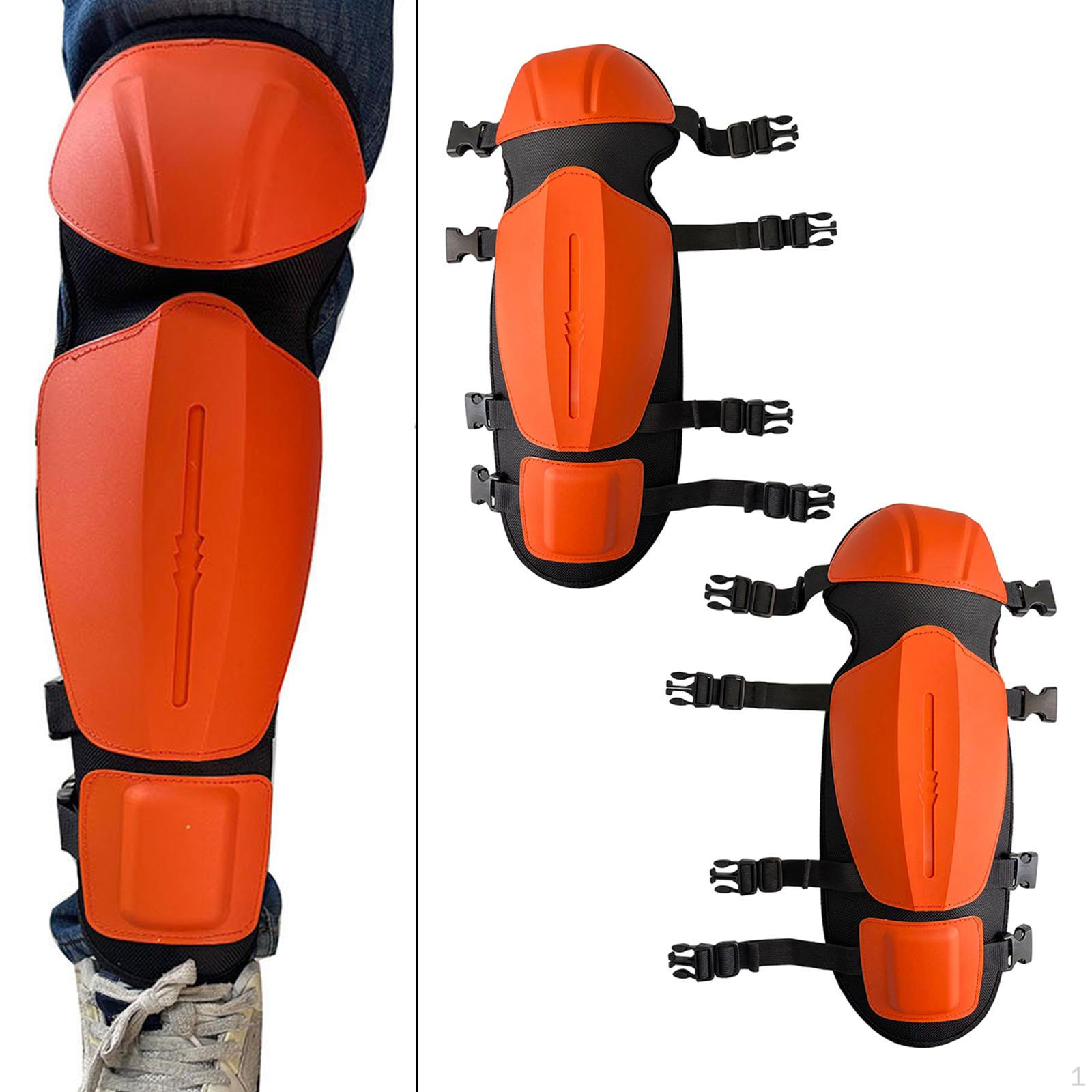 

2 штуки Садові наколінники Захист ніг Потовщені для прополювання Колінні для укладання плитки помаранчевий