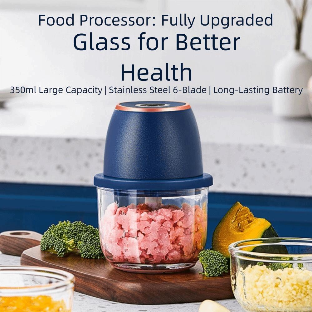 Mini Food Processor Cordless Fruit Sauce Grinder Vegetable Crusher Jam Maker  Cooking