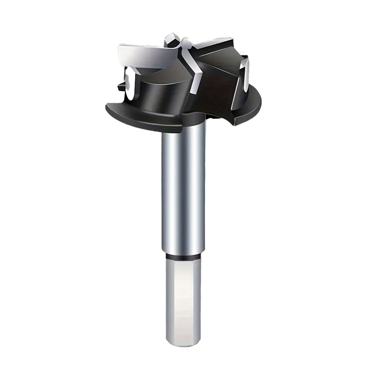 

35mm/1.37inch Three-blade Hinge Hole Opener Woodworking Door Cabinet Desktop Plank Wood Hinge Hole Puncher Locator Round