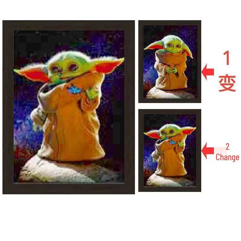 Hello Kitty & One Piece 3D Lentikulärt Pokemon-affisch